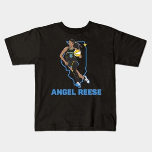 Angel Reese State Star Kids T-Shirt